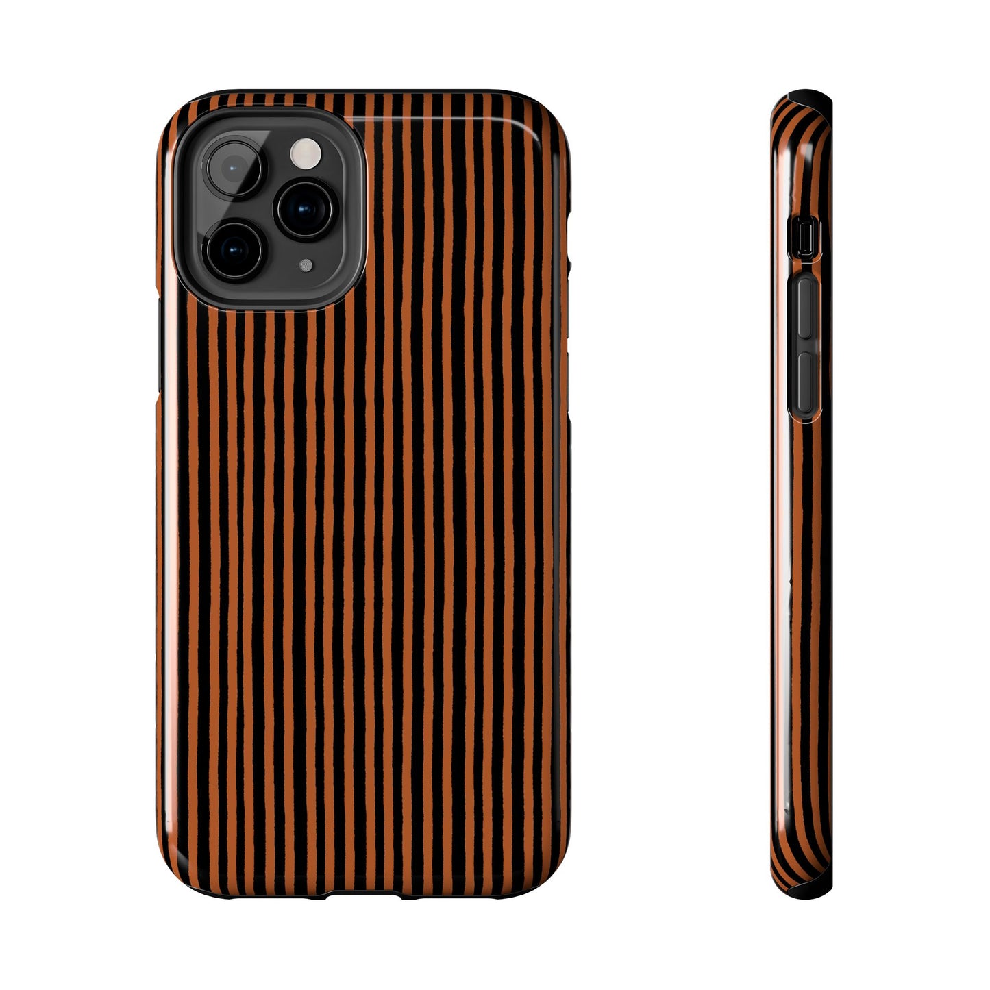 Happy Stripe Spice / Black Phone Case