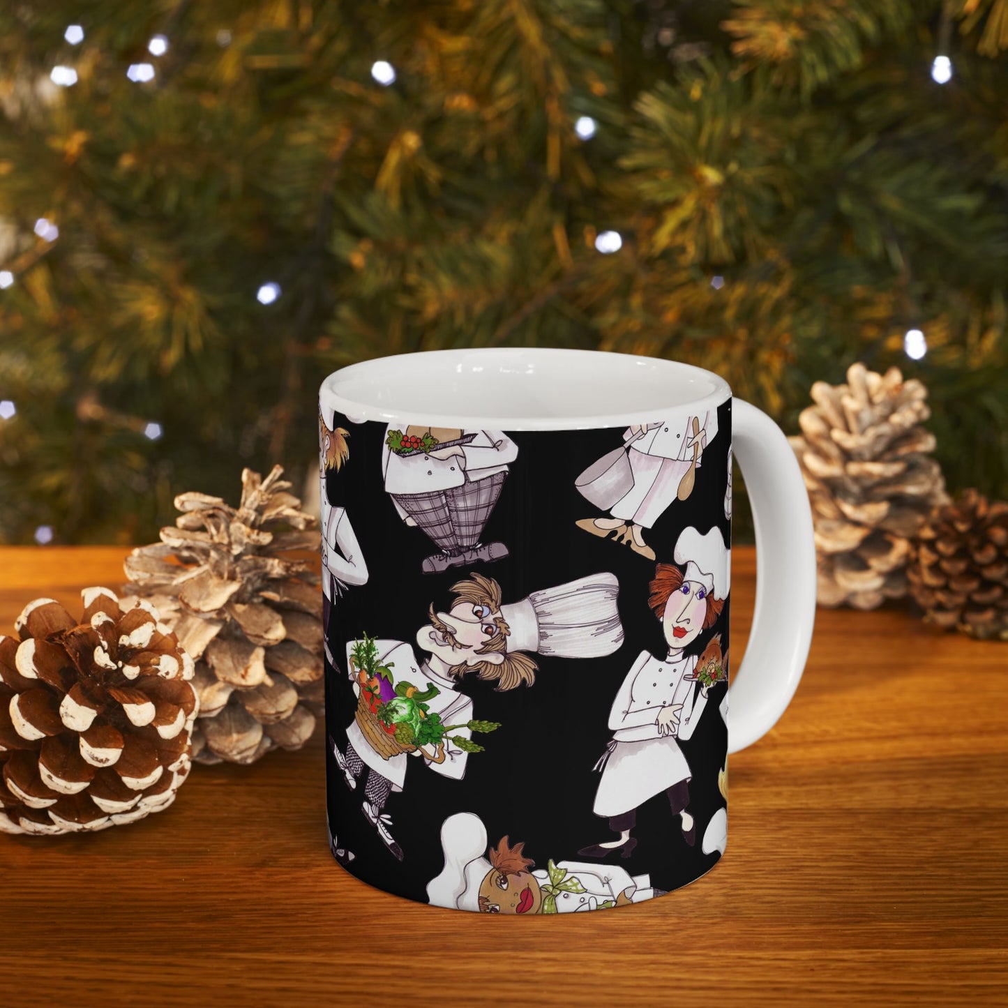 Tossed Chefs Black Cup