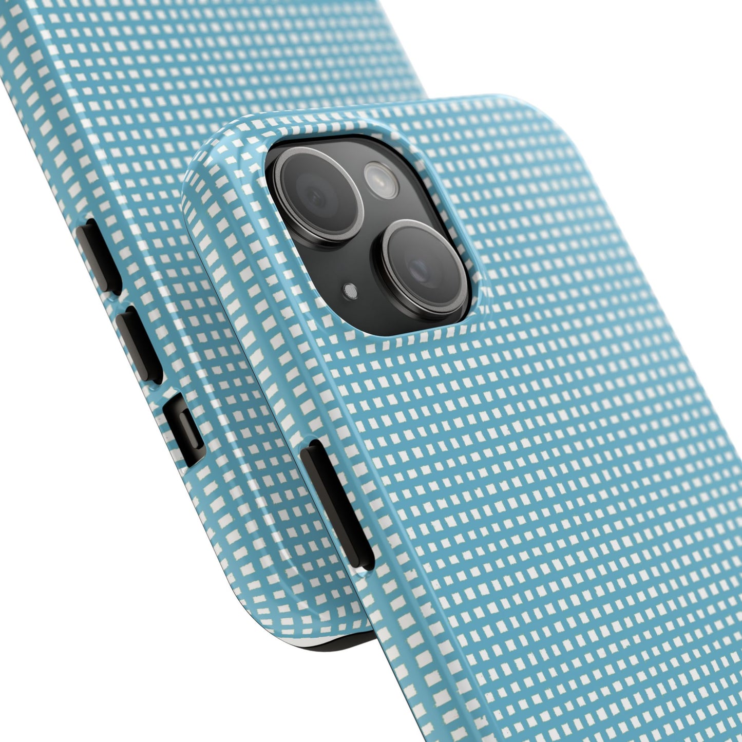Chipper Check Turquoise Phone Case