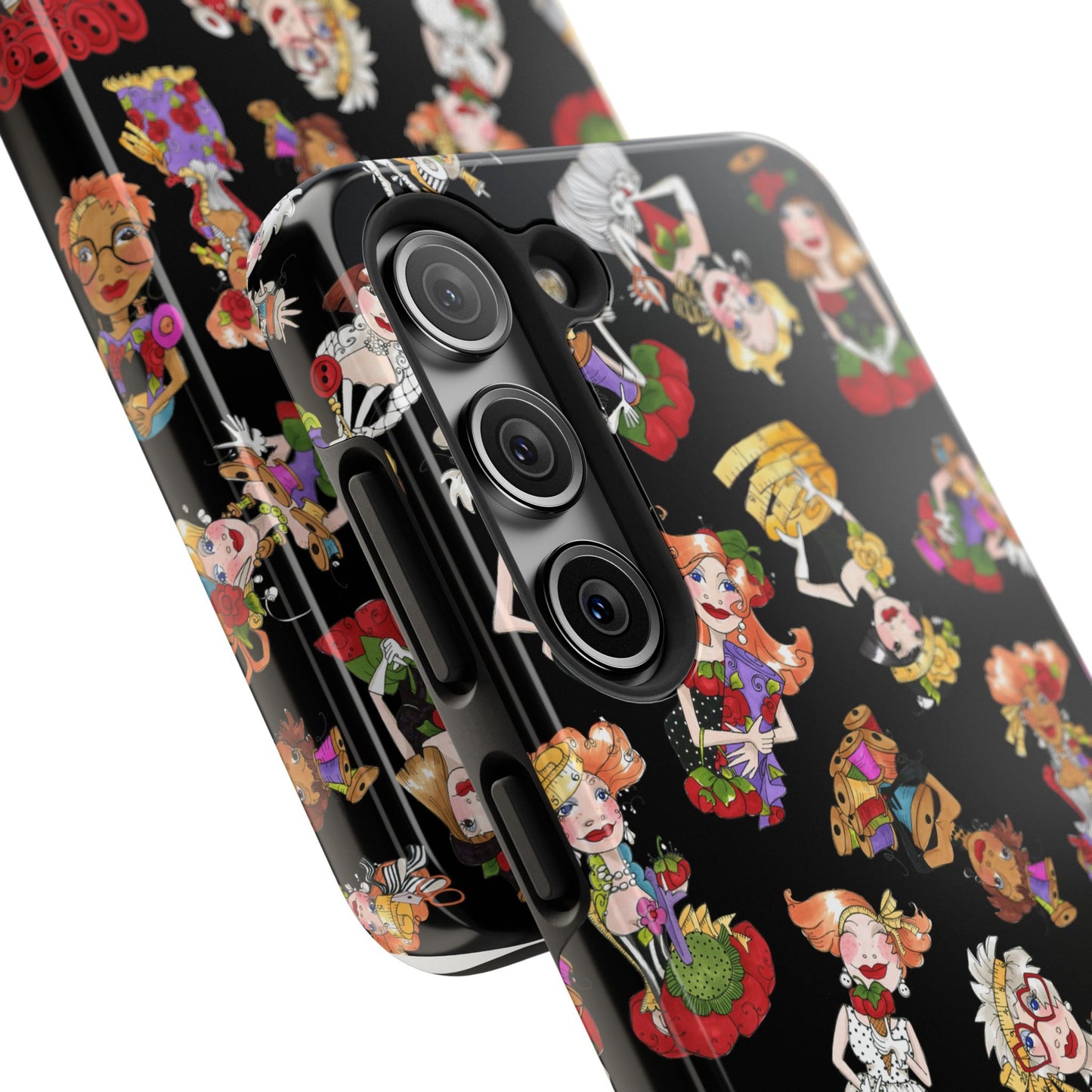 Curious Toss Black Phone Case