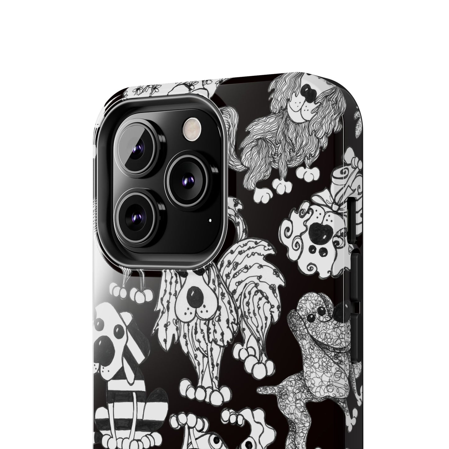 Dear Doggies Black Phone Case