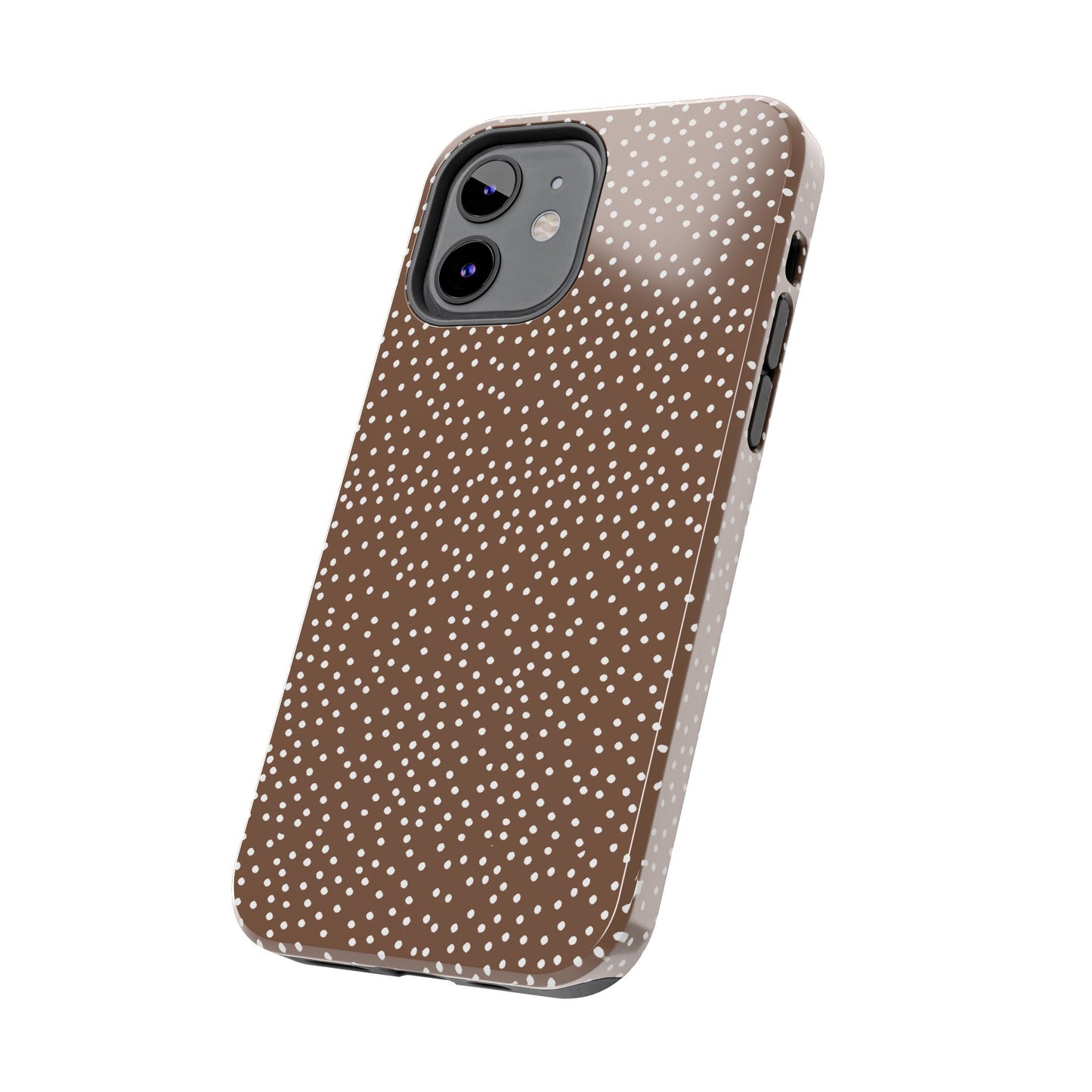 Dottible Chocolate / White Phone Case