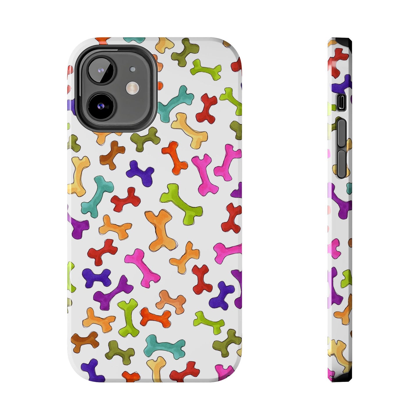 Happy Bones White Phone Case