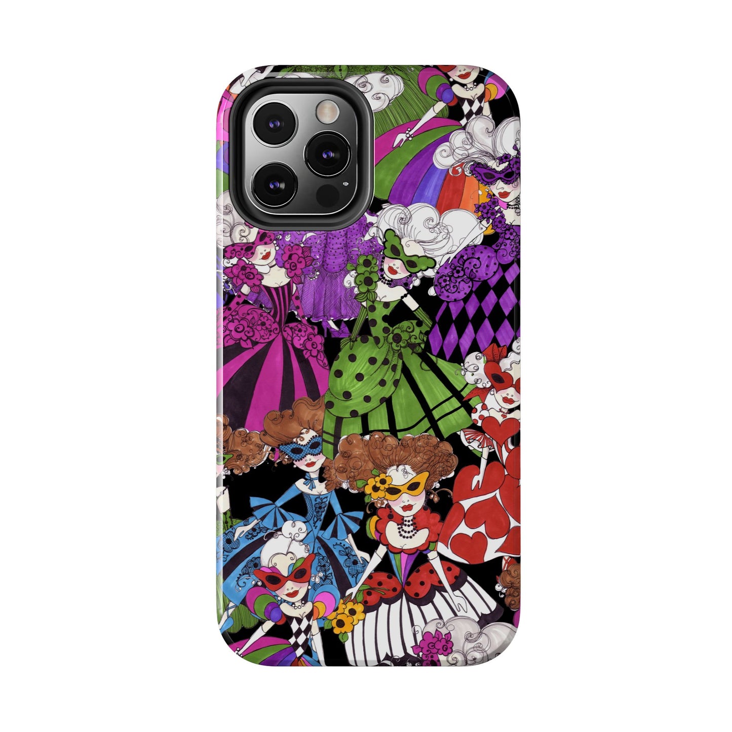 Crowded Dance Floor Black Phone Case