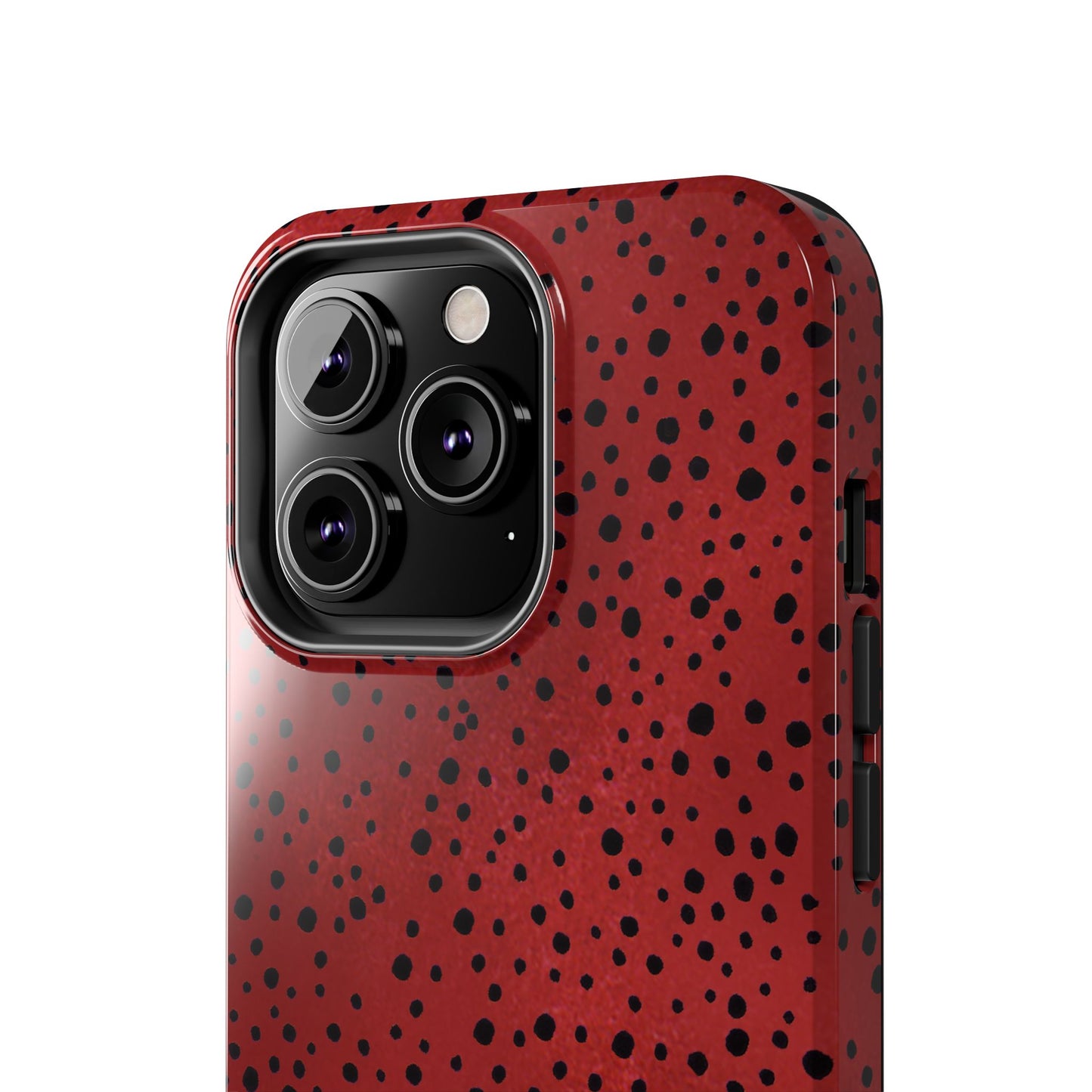 Pepper Dots Red / Black Phone Case