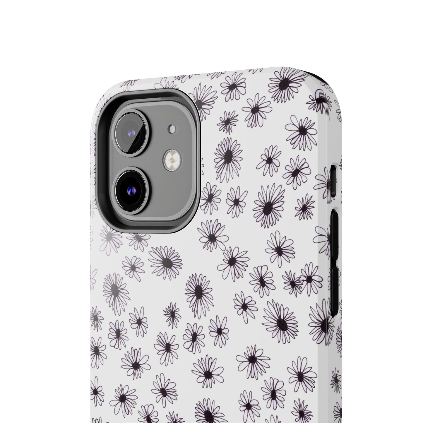 Random Daisy White / Black Phone Case