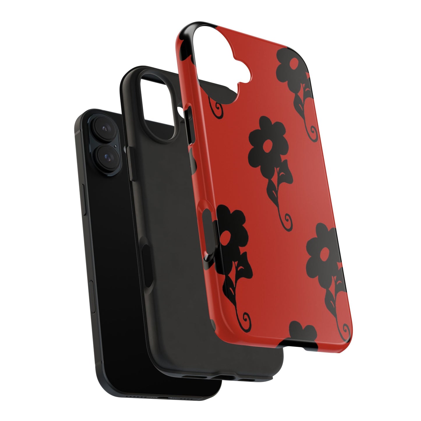 Daring Daisy Red Phone Case