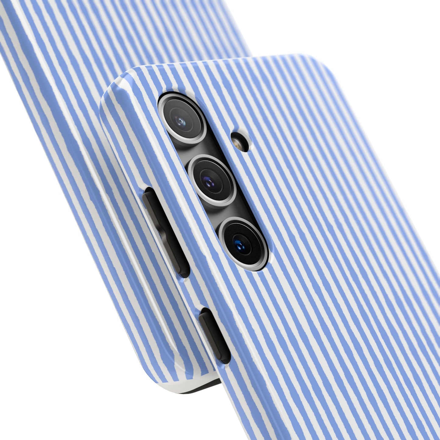 Lazy Stripe Blue / White Phone Case