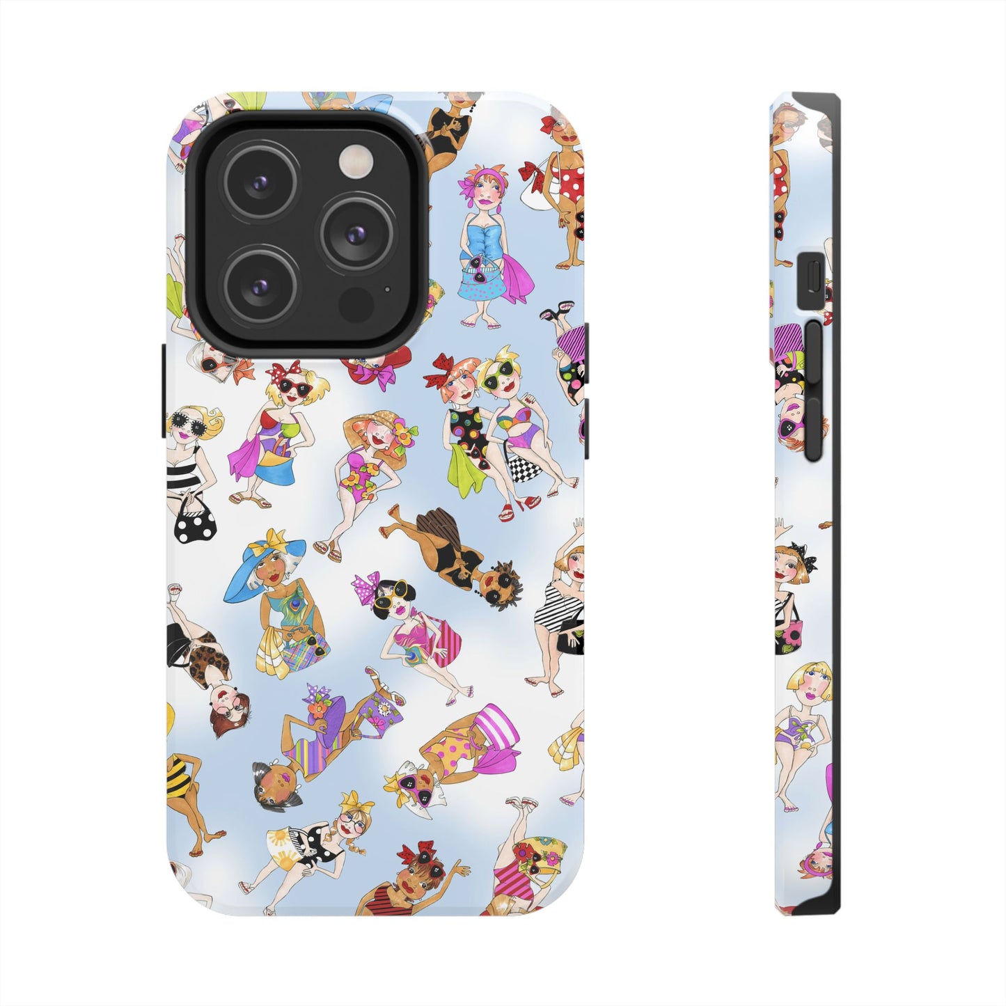 Tossed Beauties Blue Sky Phone Case