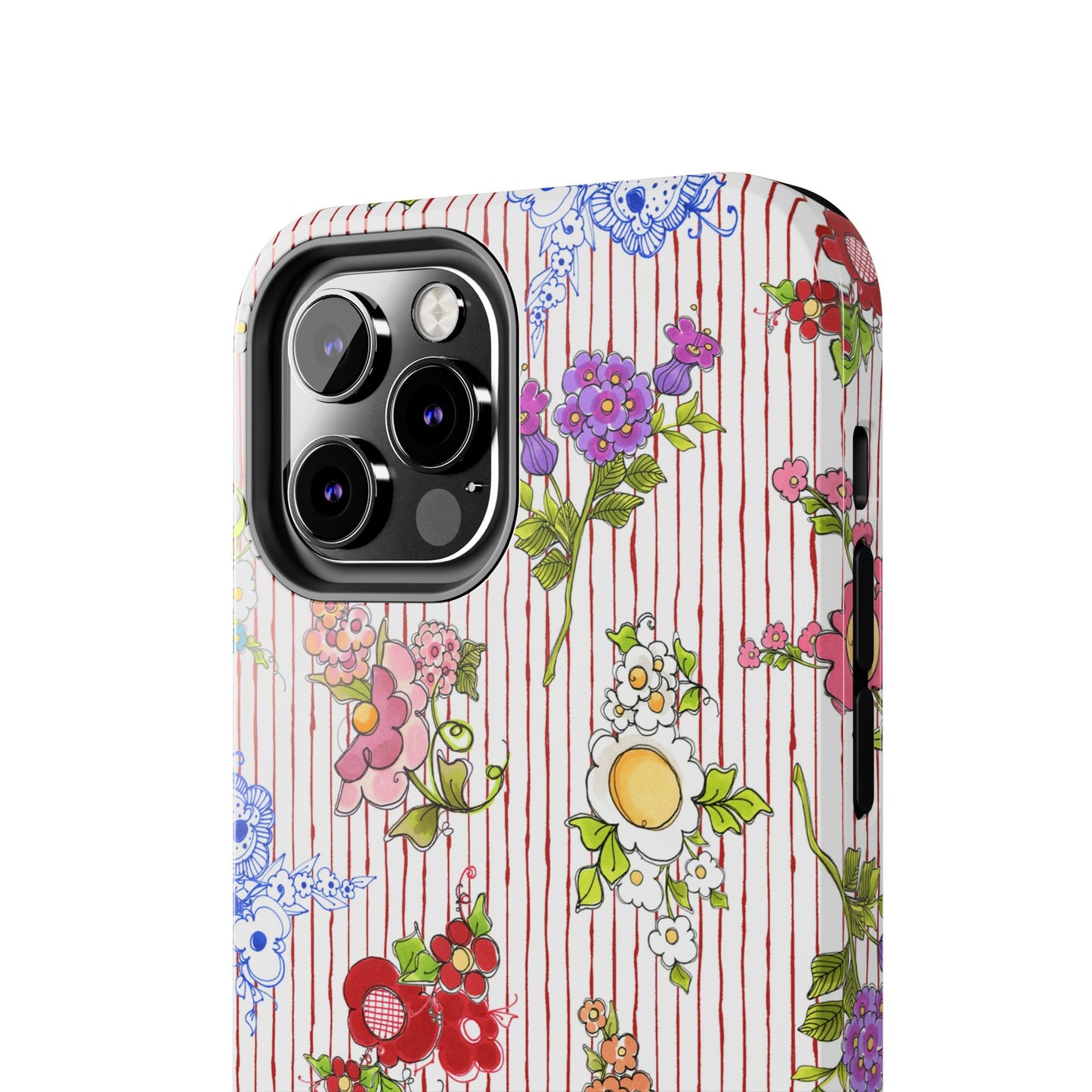 Mixed Bouquets Red / White Phone Case