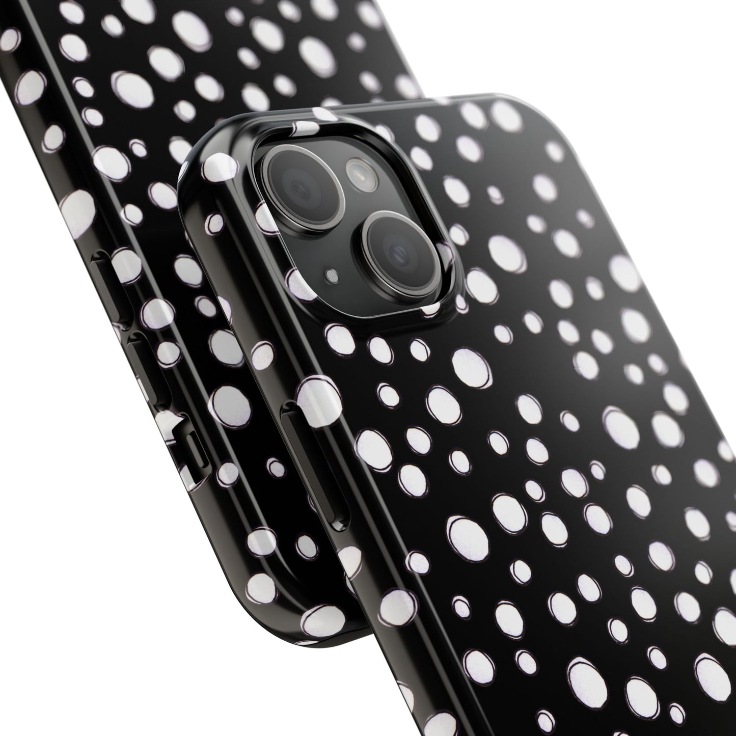 Pot Dots Black Phone Case