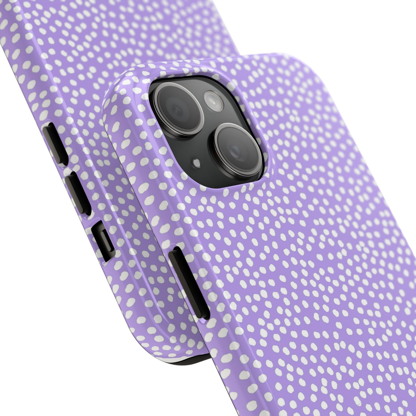 Bitty Dots Lilac / White Phone Case