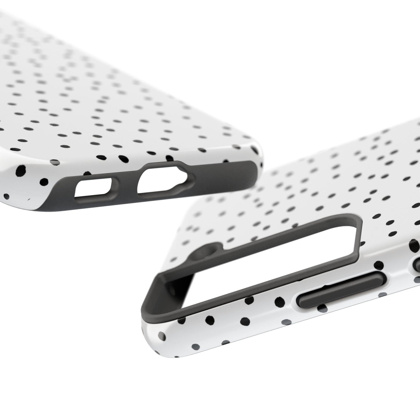Dinky Dots White / Black Phone Case
