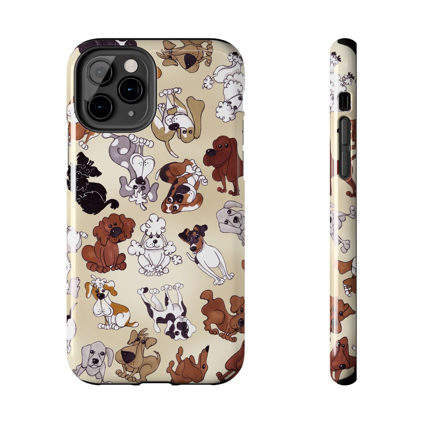 Tossed Doggies Bone Phone Case