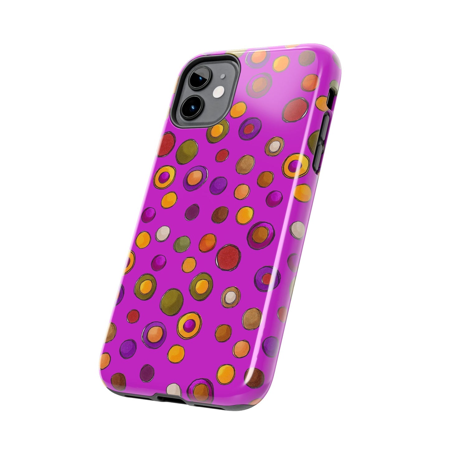 Double Dot Fuchsia Phone Case