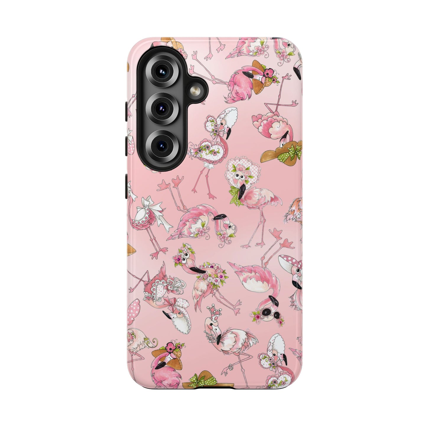 Tossed Flams Pink Phone Case