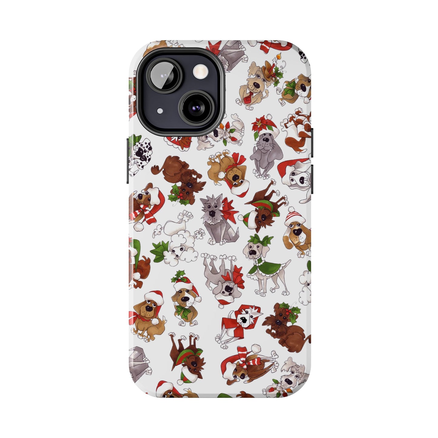 Doggie Toss White Phone Case