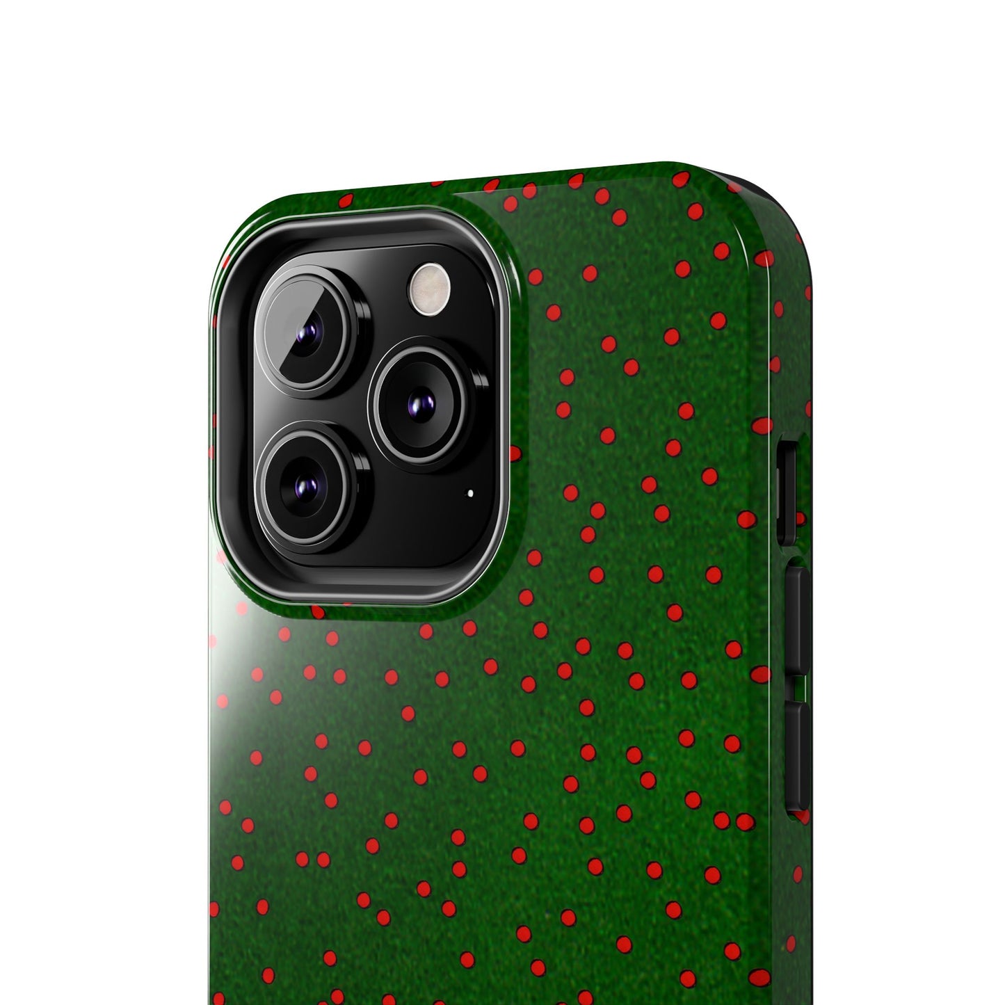 Happy Dots Green / Red Phone Case