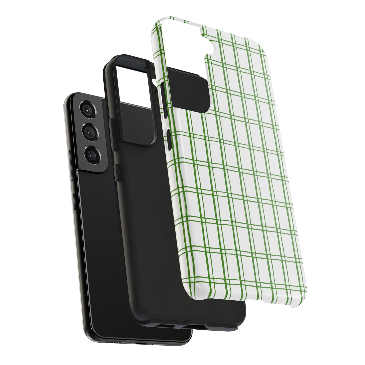 Kitchen Plaid White / Green Phone Case