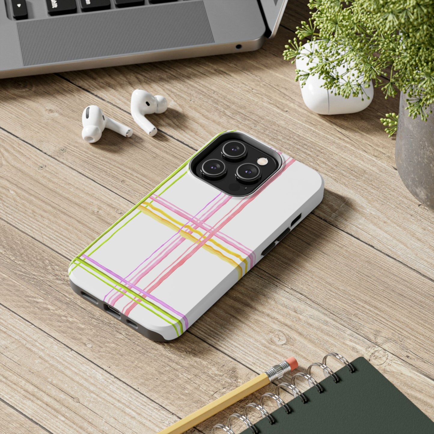 Cupcake Plaid Phone Case
