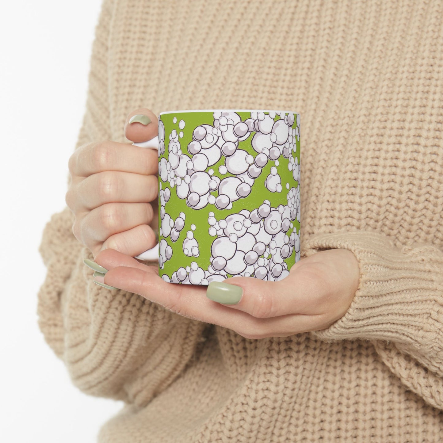 Bubble Dots Green Cup