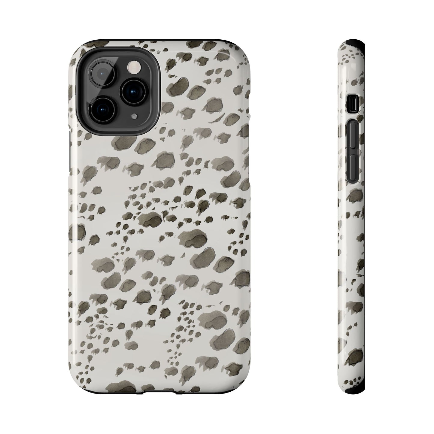Kitty Dots Gray Phone Case