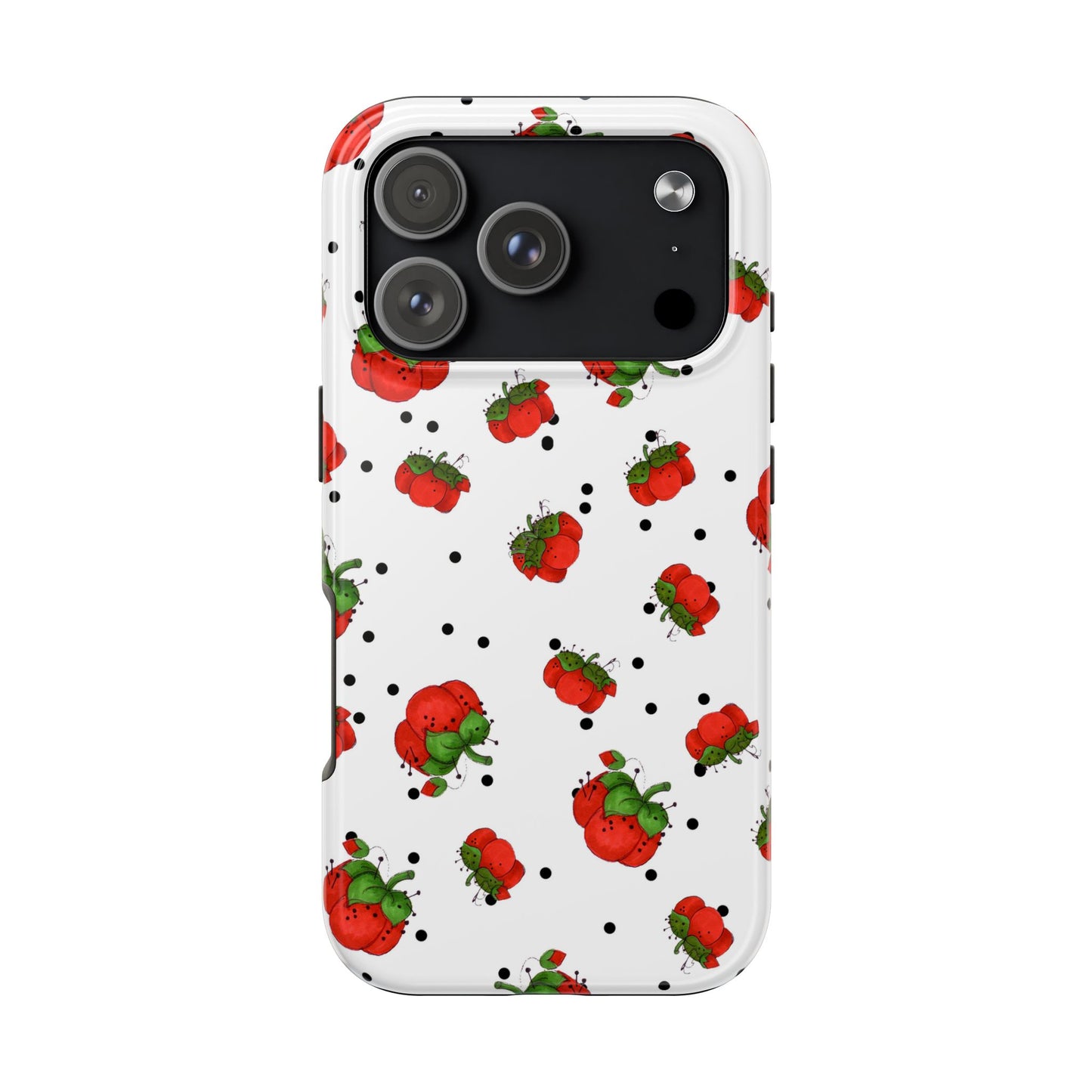 Pin Dots White Phone Case