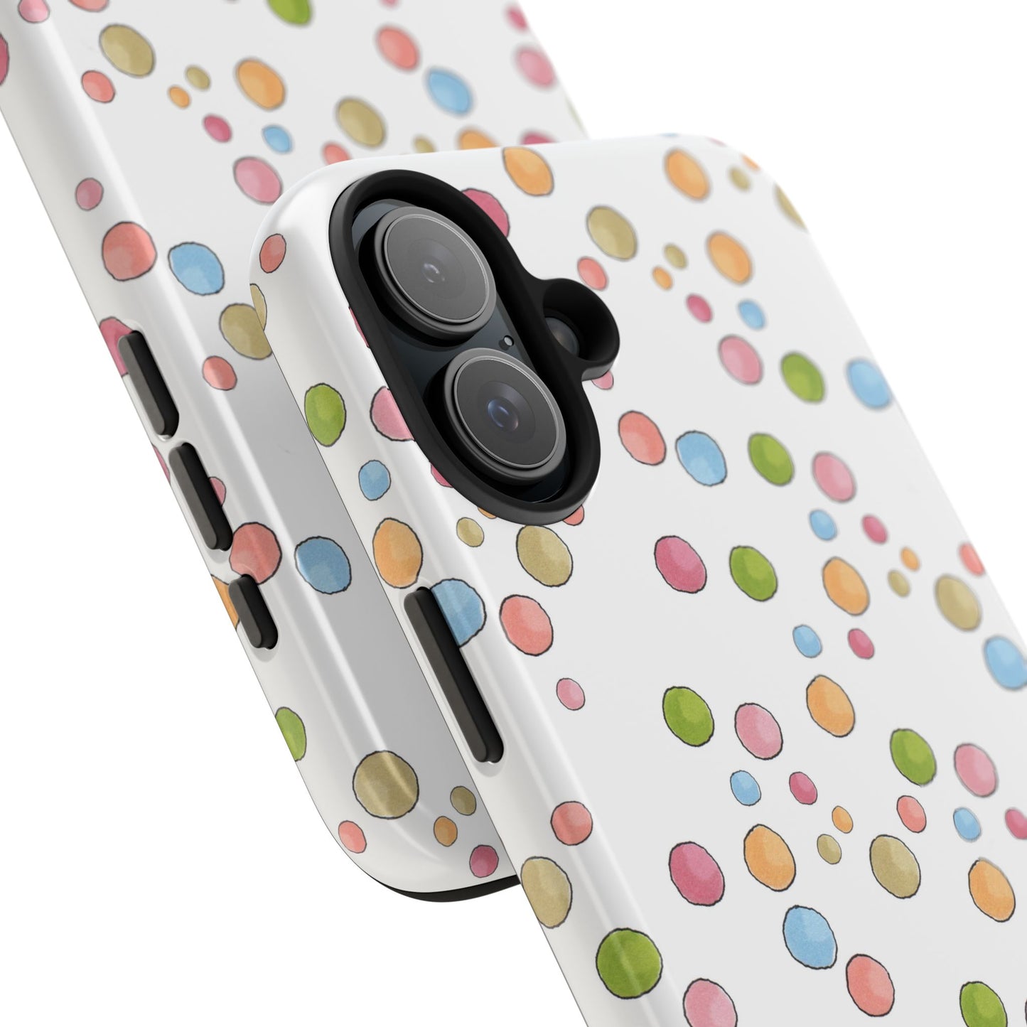 Clown Dots White Phone Case
