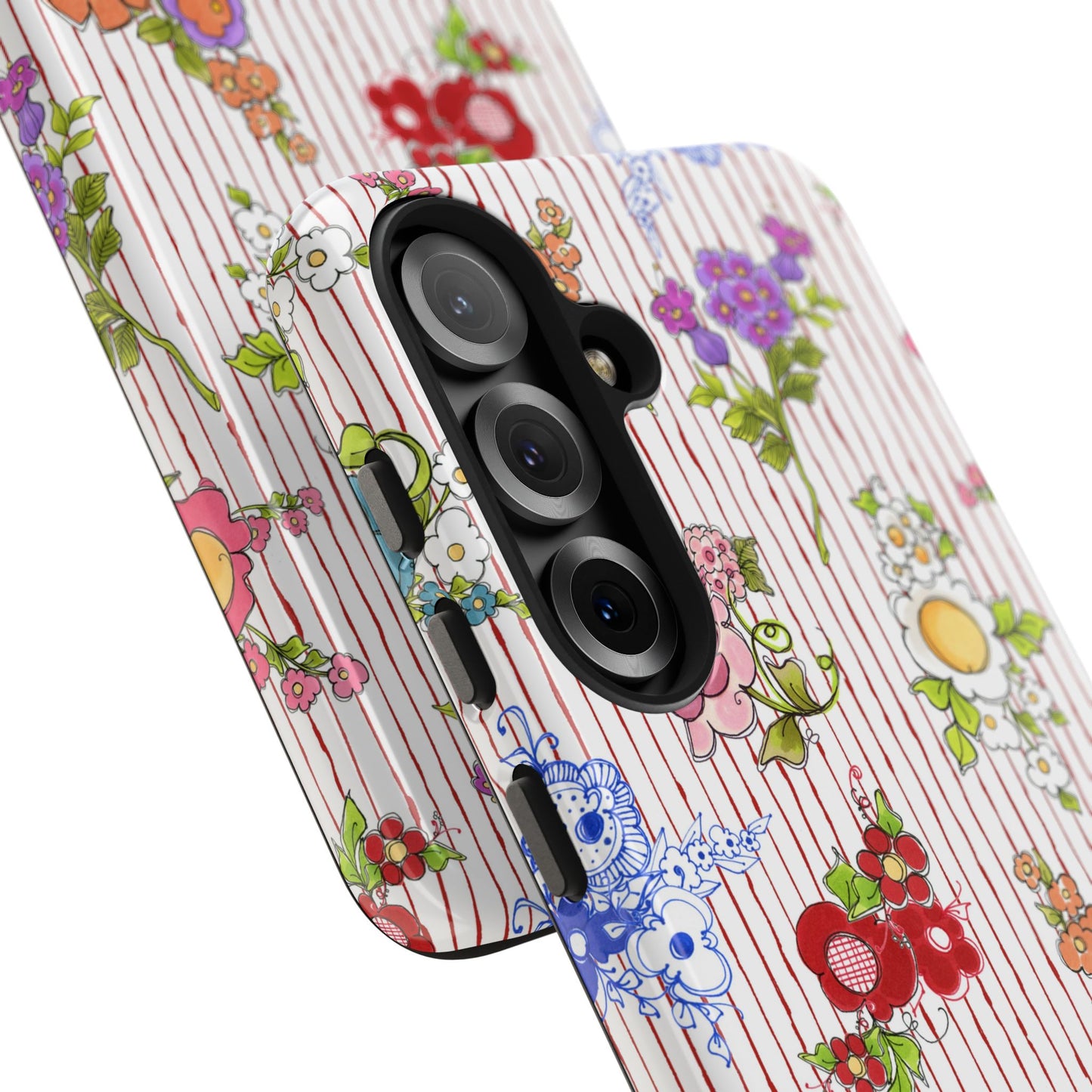 Mixed Bouquets Red / White Phone Case