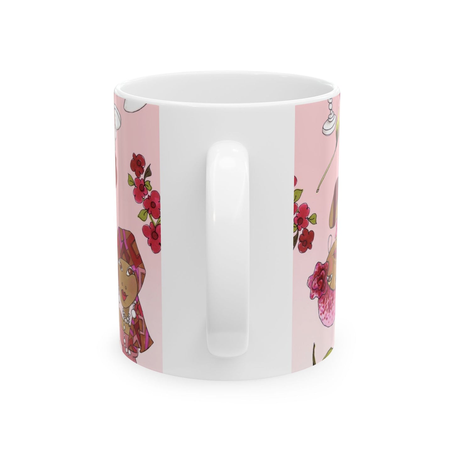 Buds & Busts Tossed Pink Cup