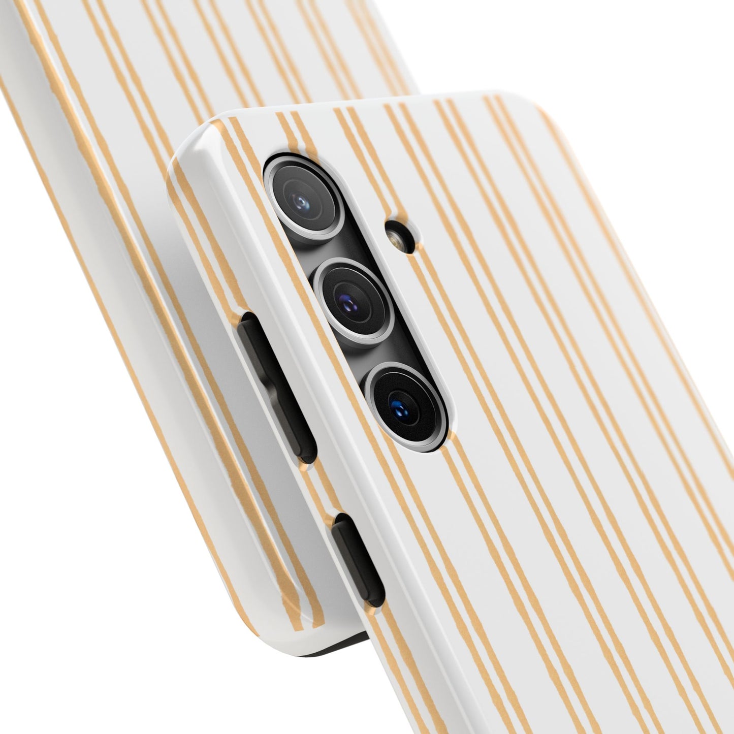 Double Stripe Yellow Phone Case