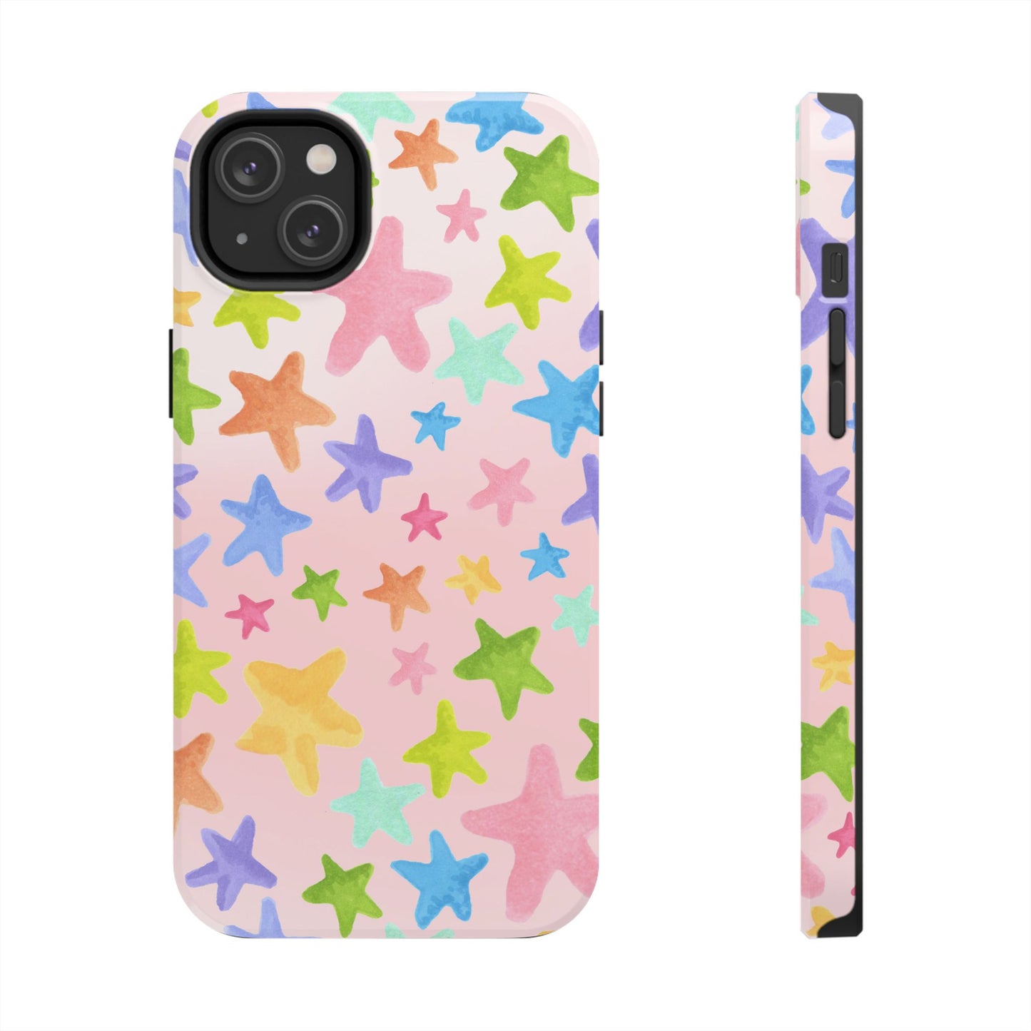 Happy Stars Pink Phone Case