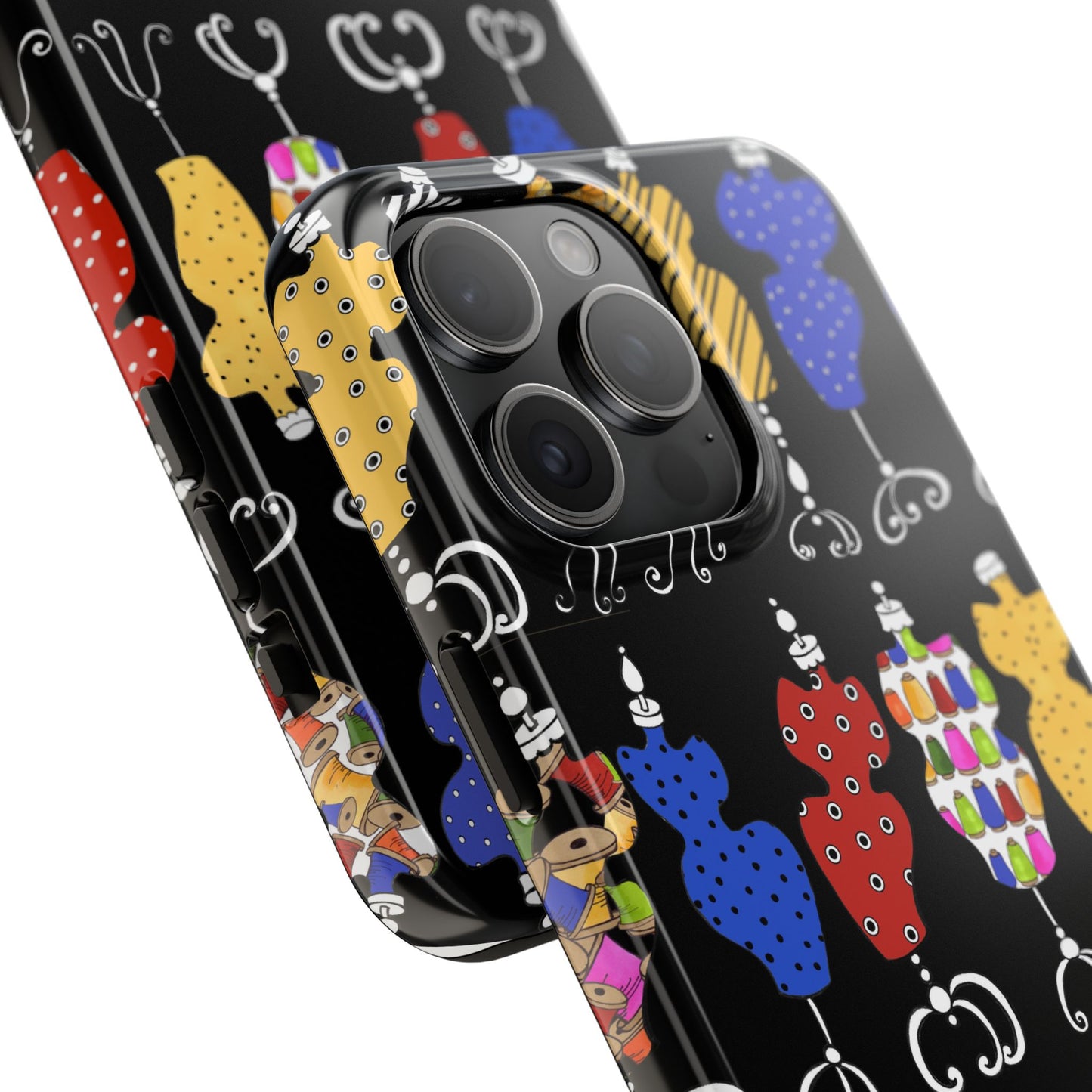 Go Figure Black / Multi Phone Case