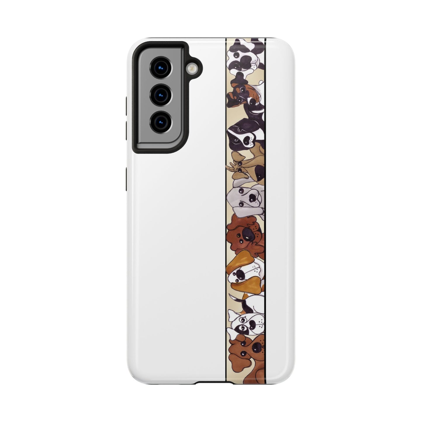 Doggie Delight Border Phone Case