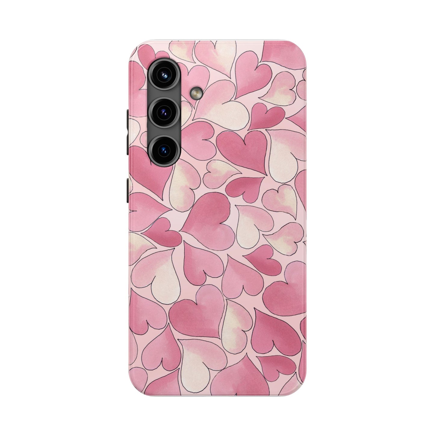 Hearts Pink Sky Phone Case