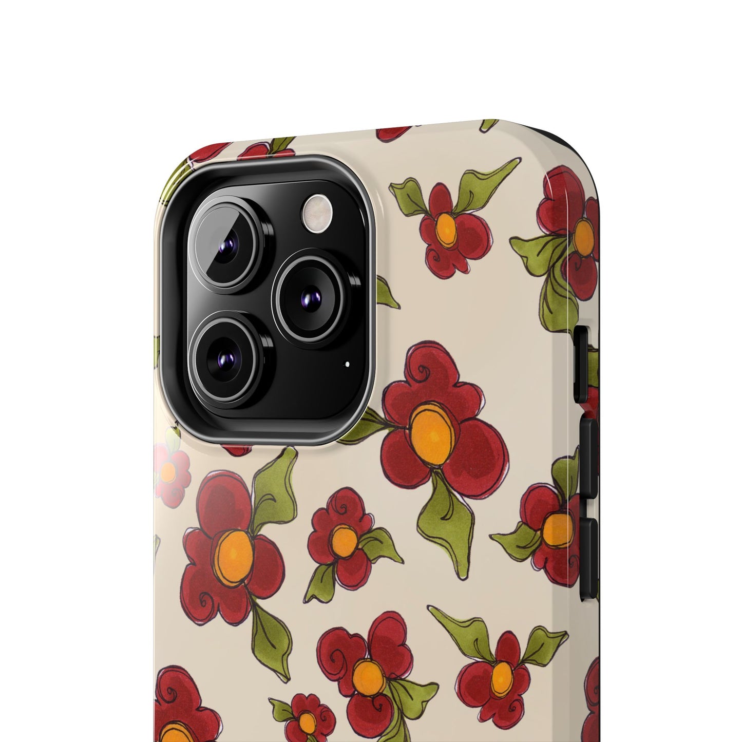 Chili Pepper Daisies Phone Case