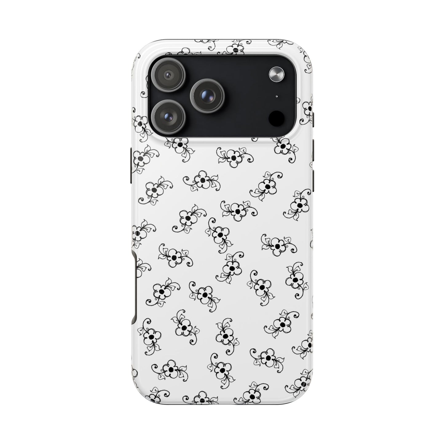 Favorite Daisies White / Black Phone Case