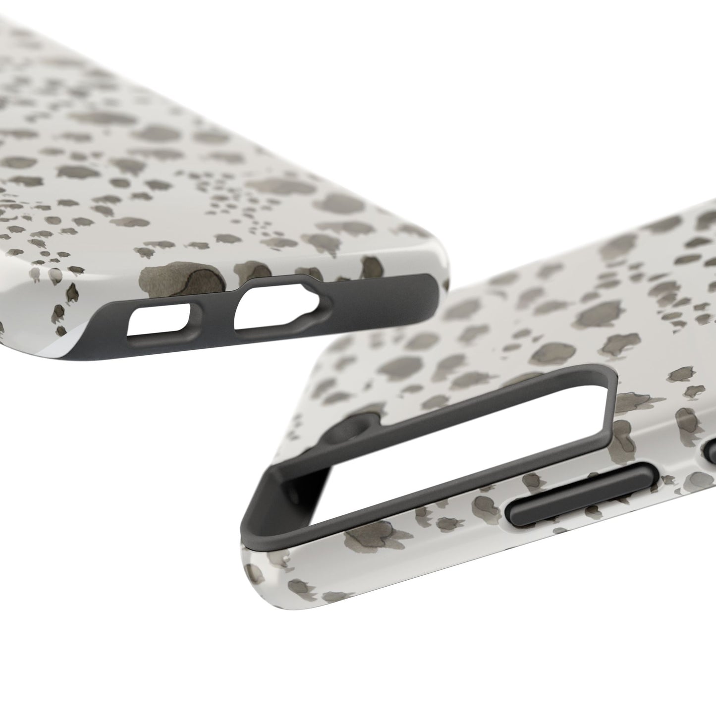 Kitty Dots Gray Phone Case