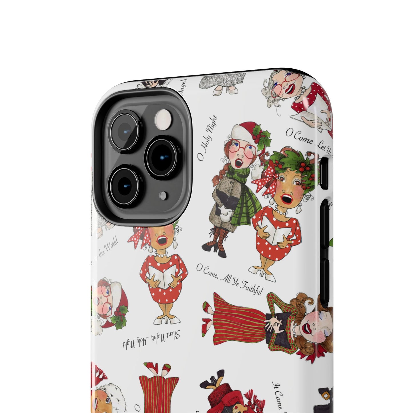 Tossed Carolers Phone Case
