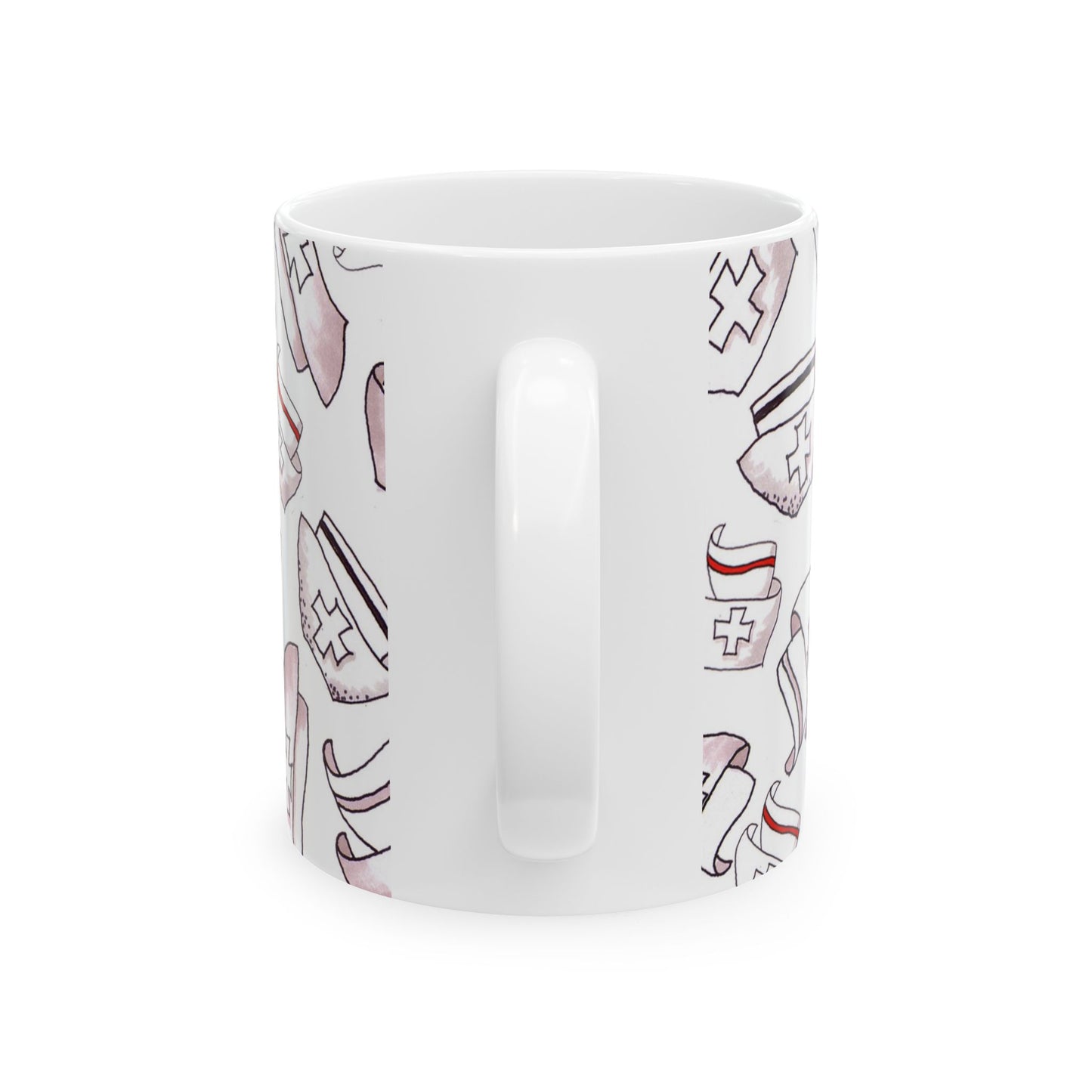 Happy Hats White Cup