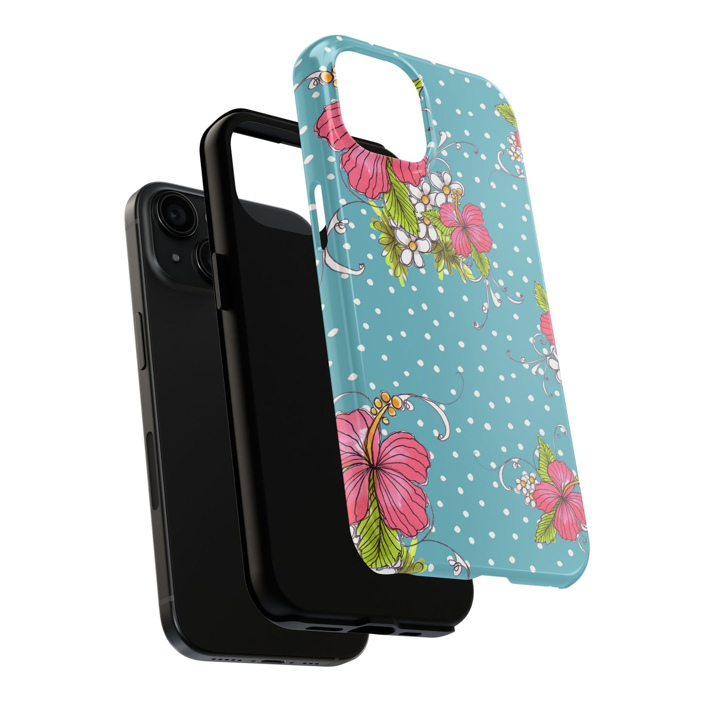 Lady Luau Turquoise Phone Case