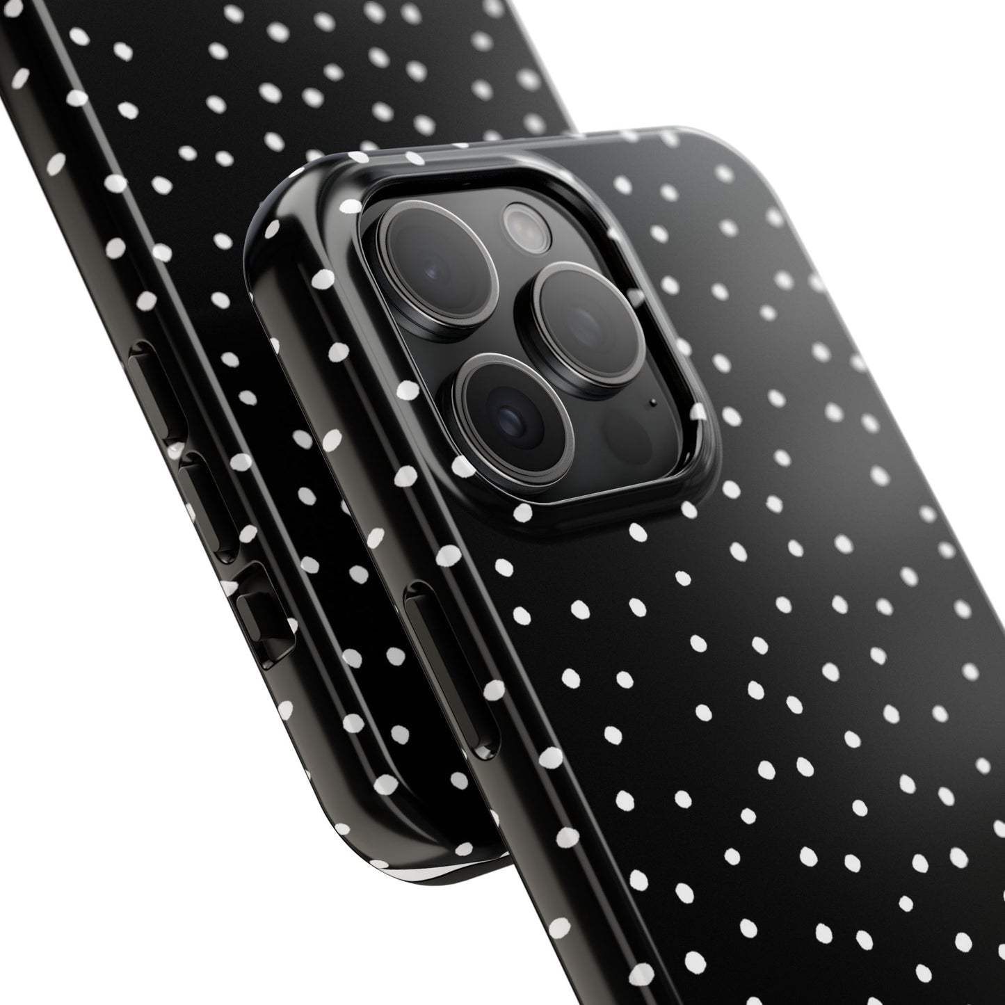 Dinky Dots Black / White Phone Case
