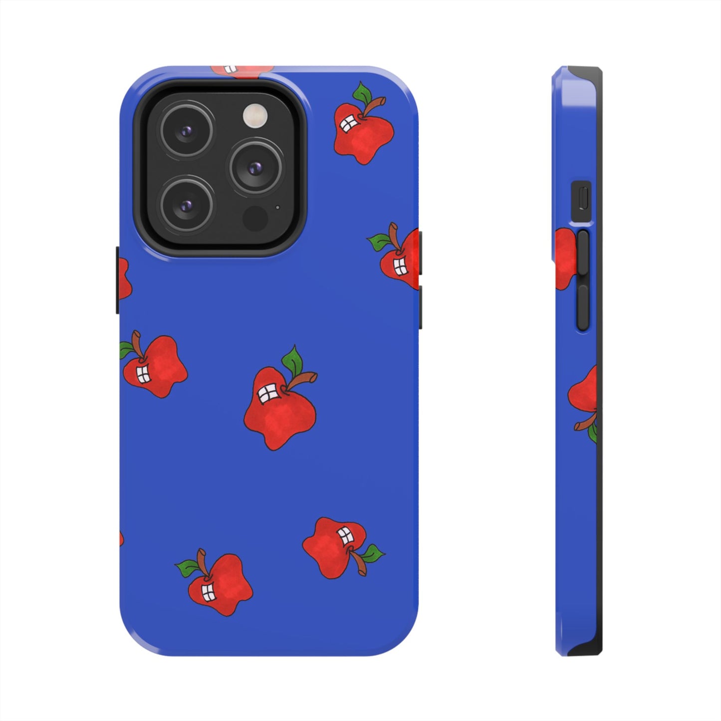 Flying Apples Blue Phone Case