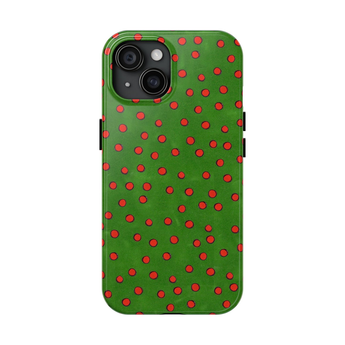 Dinky Dots Green / Red Phone Case