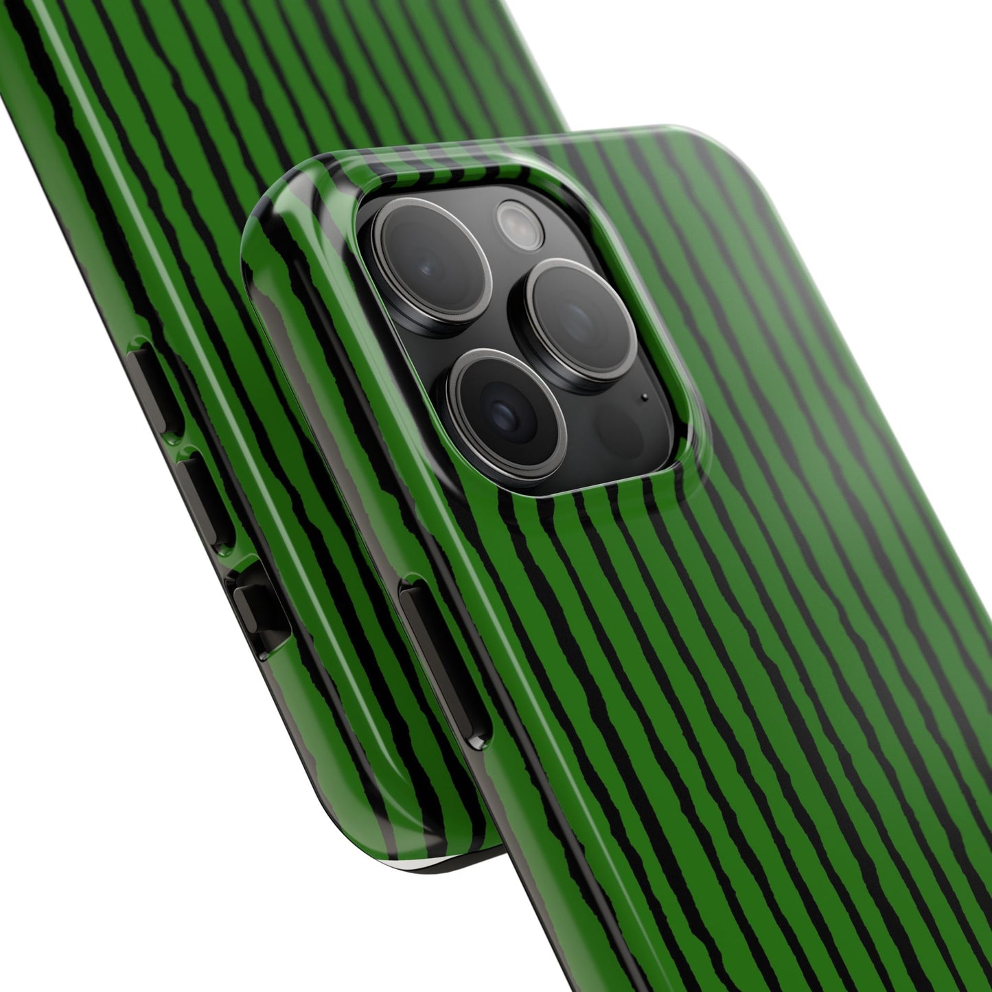 Sorta Stripe Green / Black Phone Case