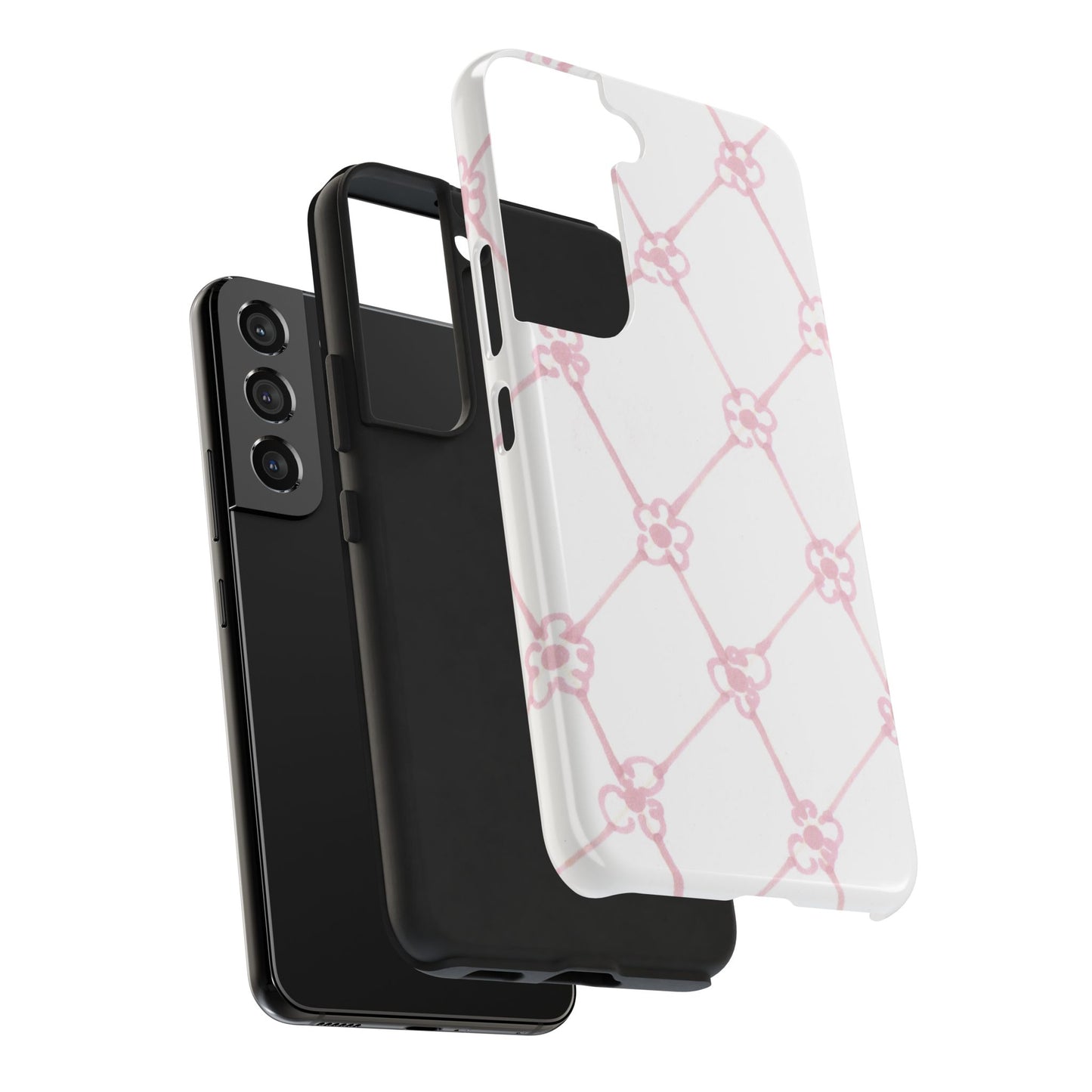 Flower Model Scroll Phone Case