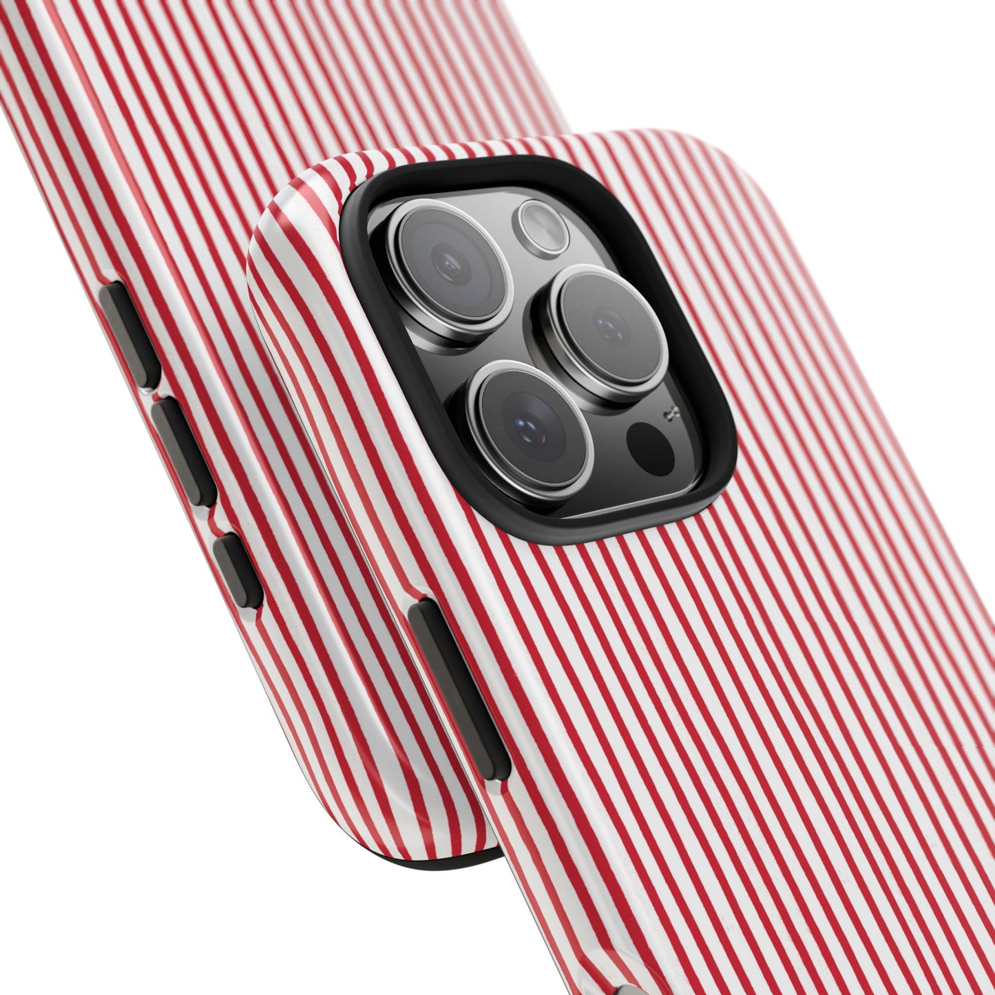 Candy Stripe White / Red Phone Case