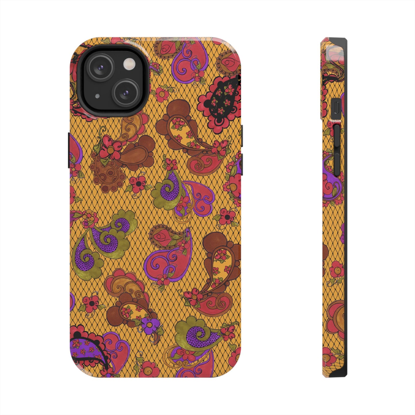 Posie Paisley Gold Phone Case