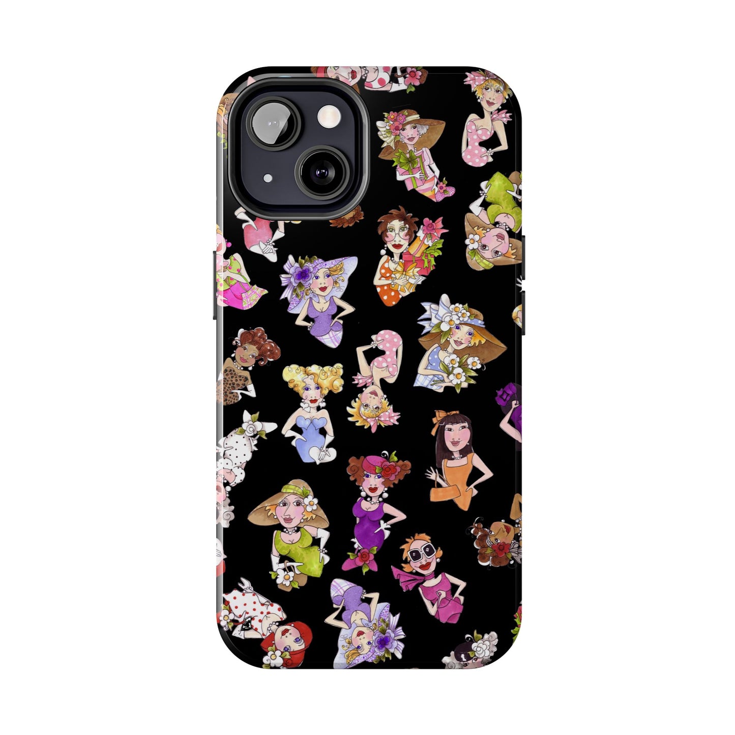 Fast Women Tossed Black Phone Case