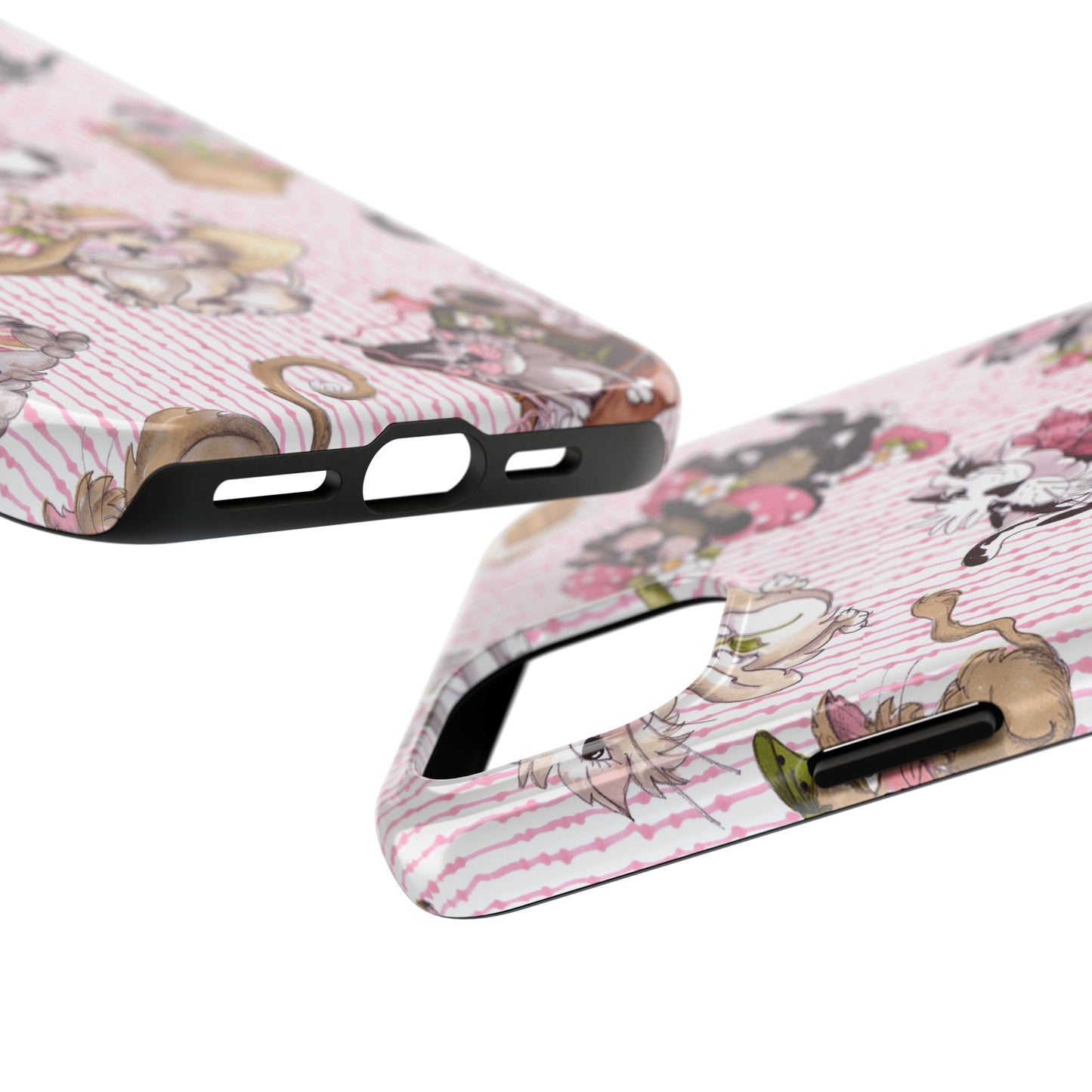 Fancy Cats Pink Phone Case